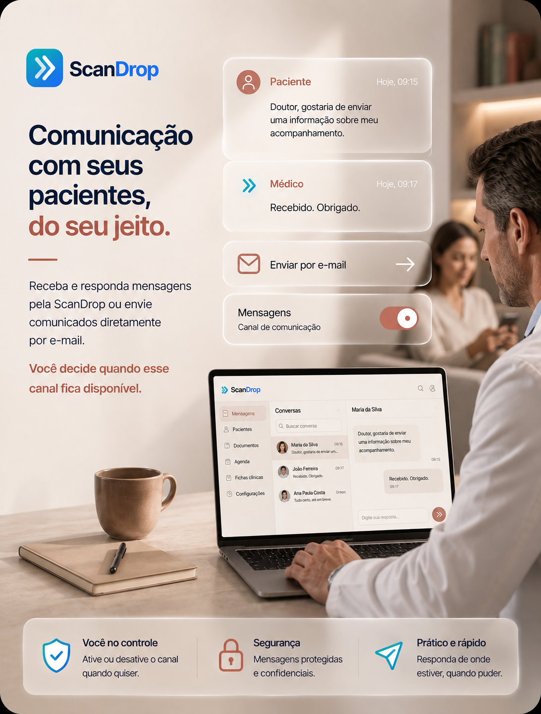 Comunicação com seus pacientes, do seu jeito