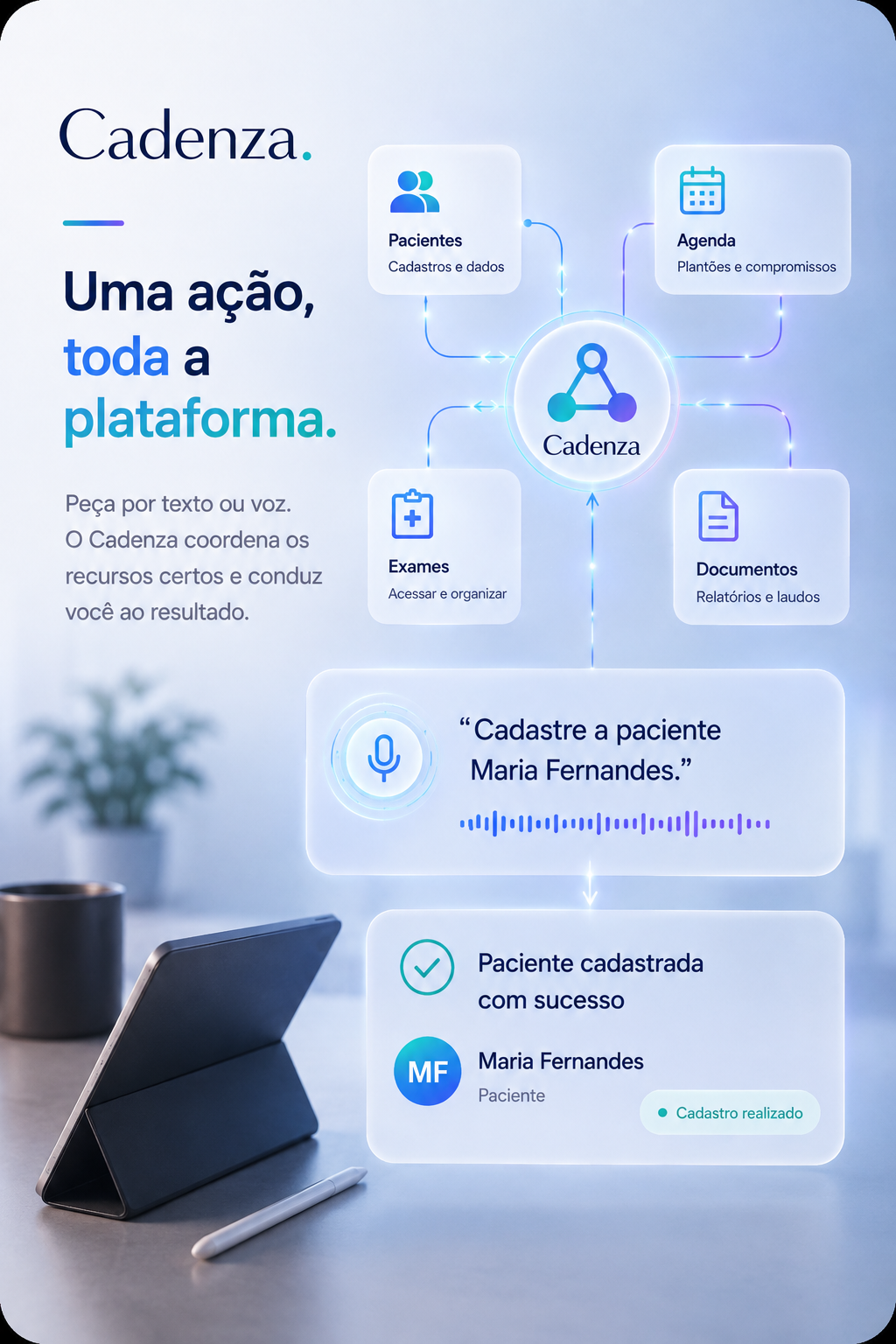 Uma ação, toda a plataforma